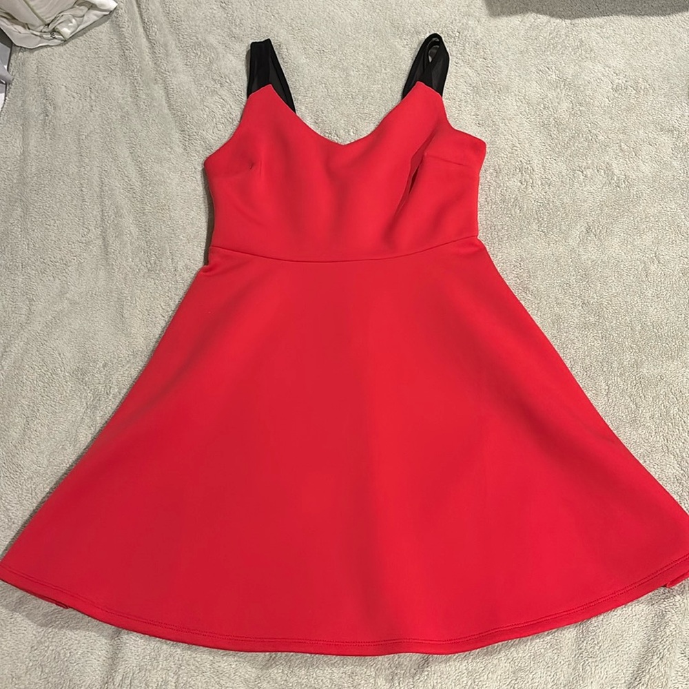 Forever21, Red Frilly Dress